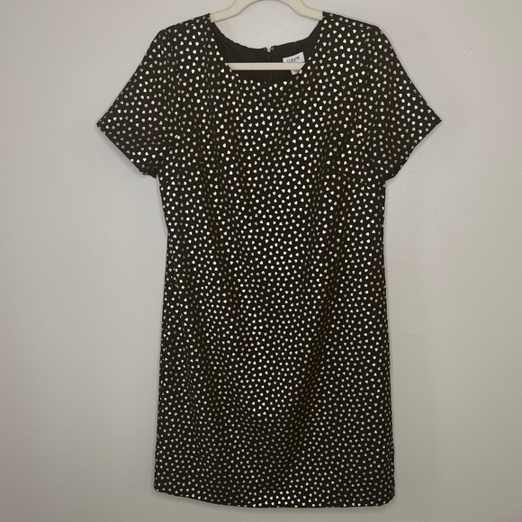 J. Crew Factory Dresses & Skirts - J. Crew Factory Black and Gold Flirty 90’s Y2K Dress Size 4